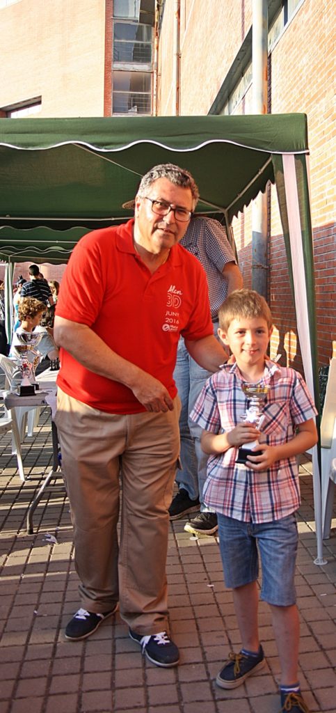 Subcampeón Sergi Sanchis – Categoría Benjamín