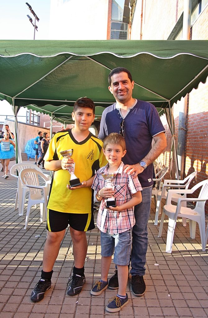1º Karlos Hernández (izq) y 2º Sergi Sanchis (dcha) – Categoría Benjamín